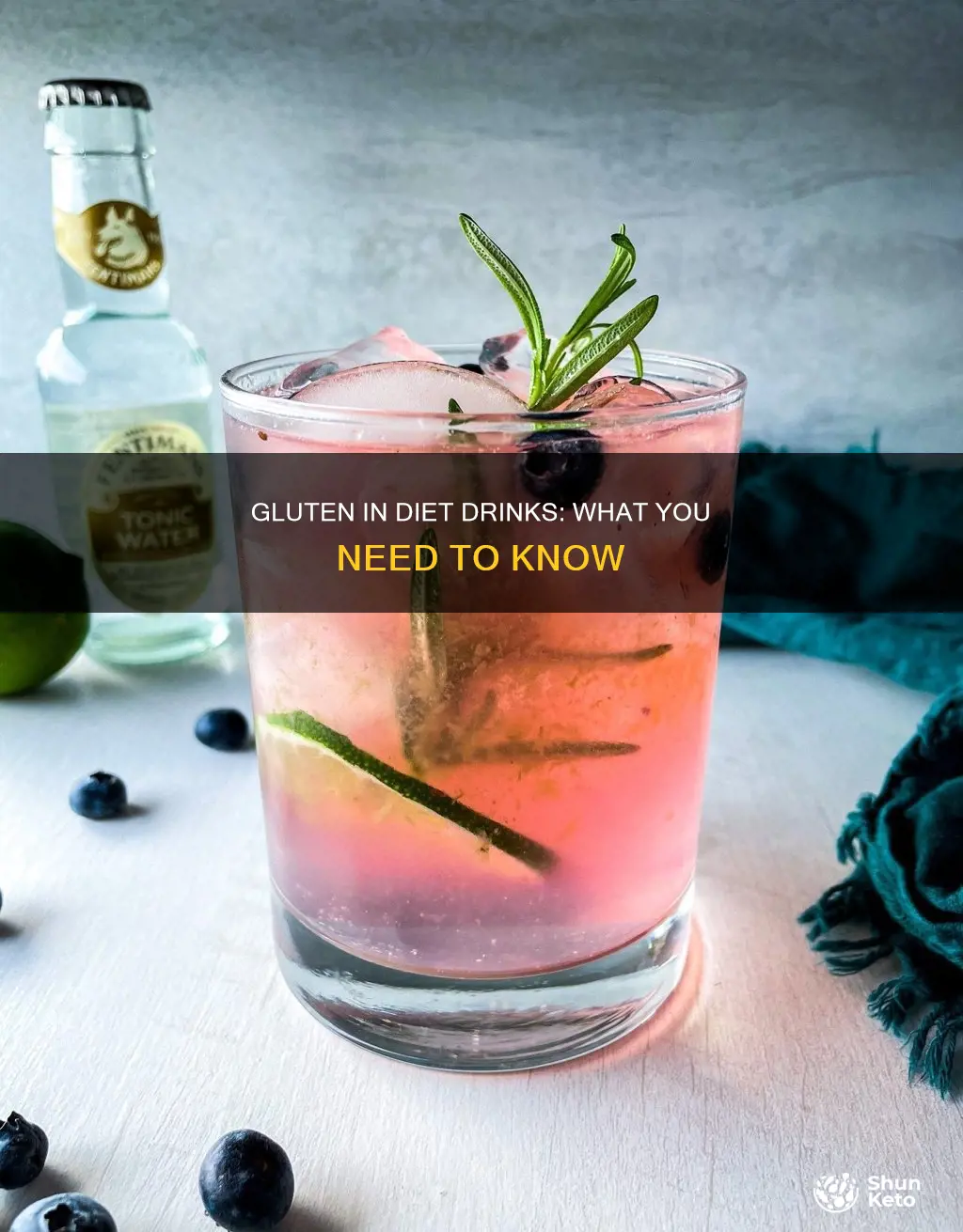 do diet drinks contain gluten