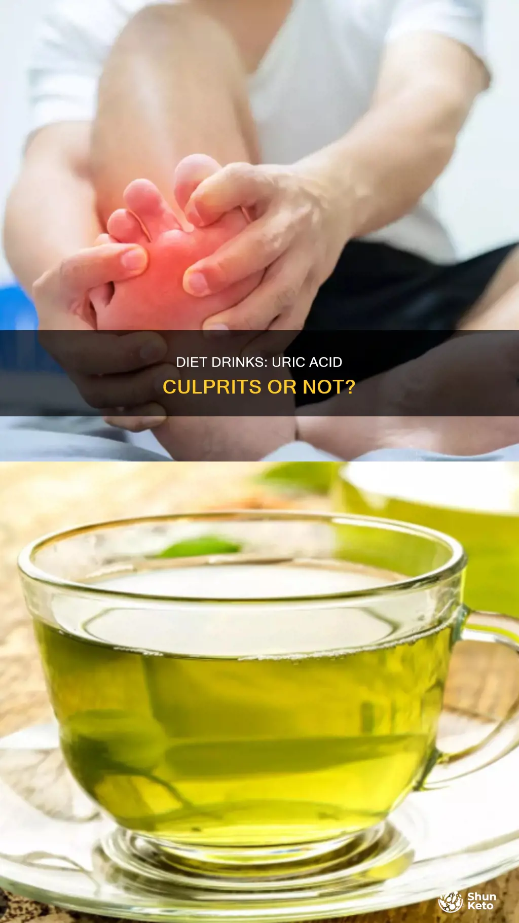 do diet drinks contribute to uric acid