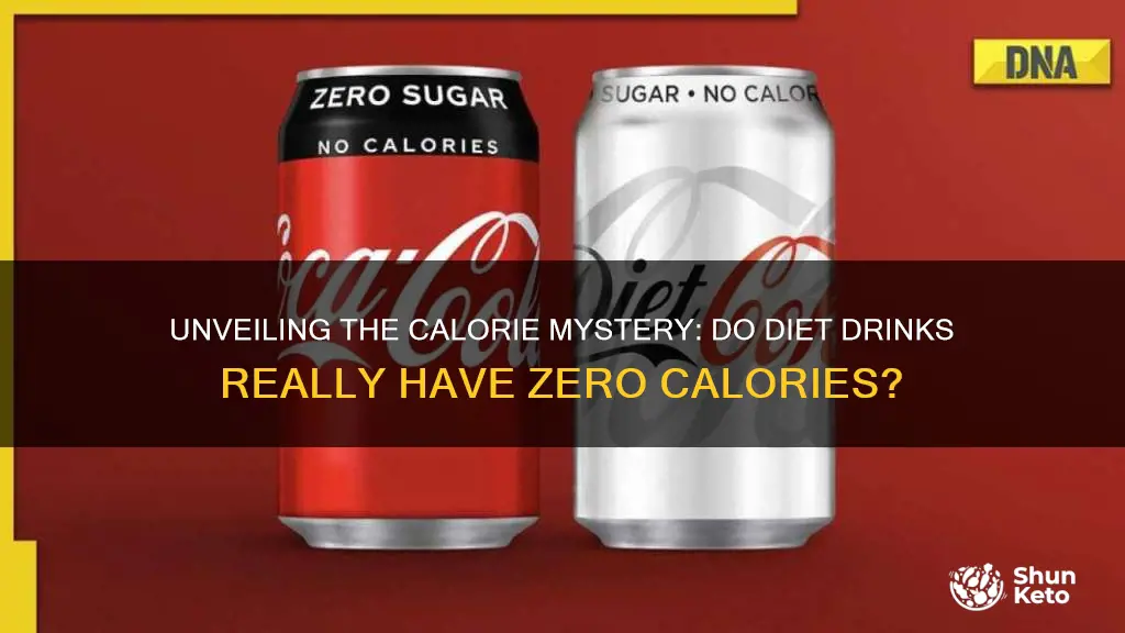 do diet drinks have calories