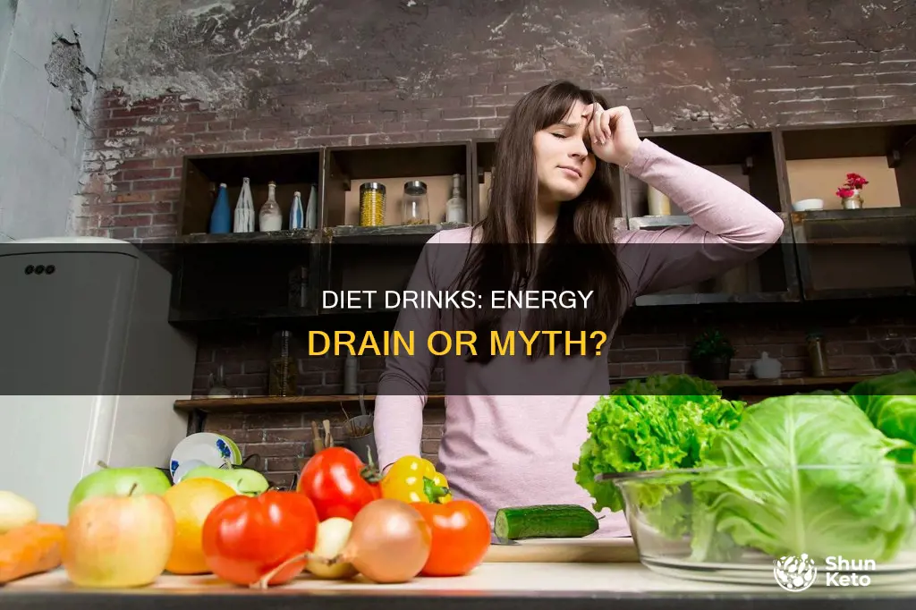 do diet drinks make you tired