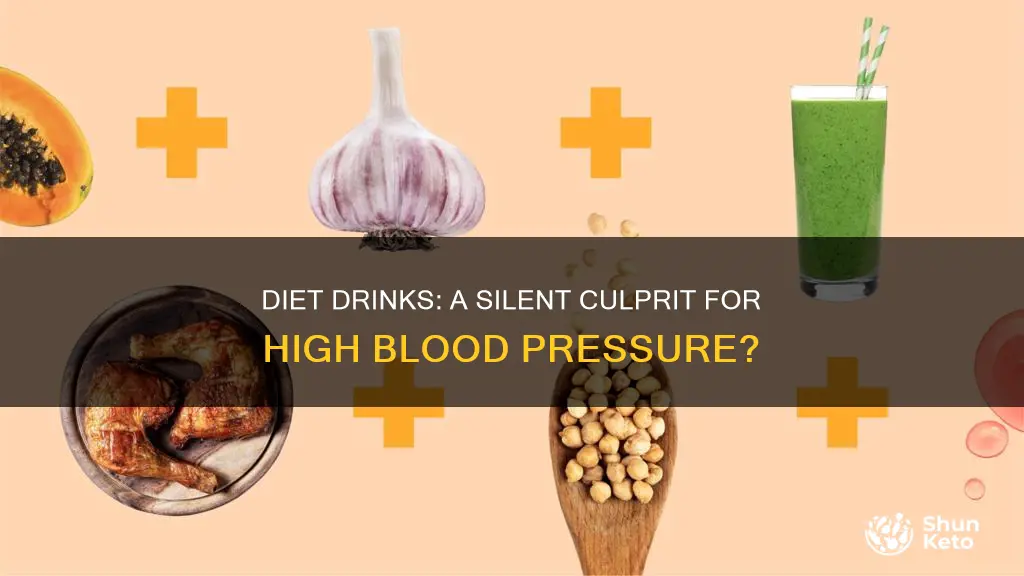 do diet drinks raise blood pressure