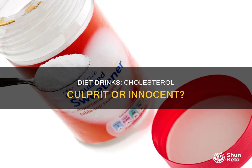 do diet drinks raise cholesterol
