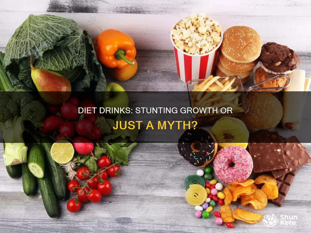 do diet drinks stunt your growth