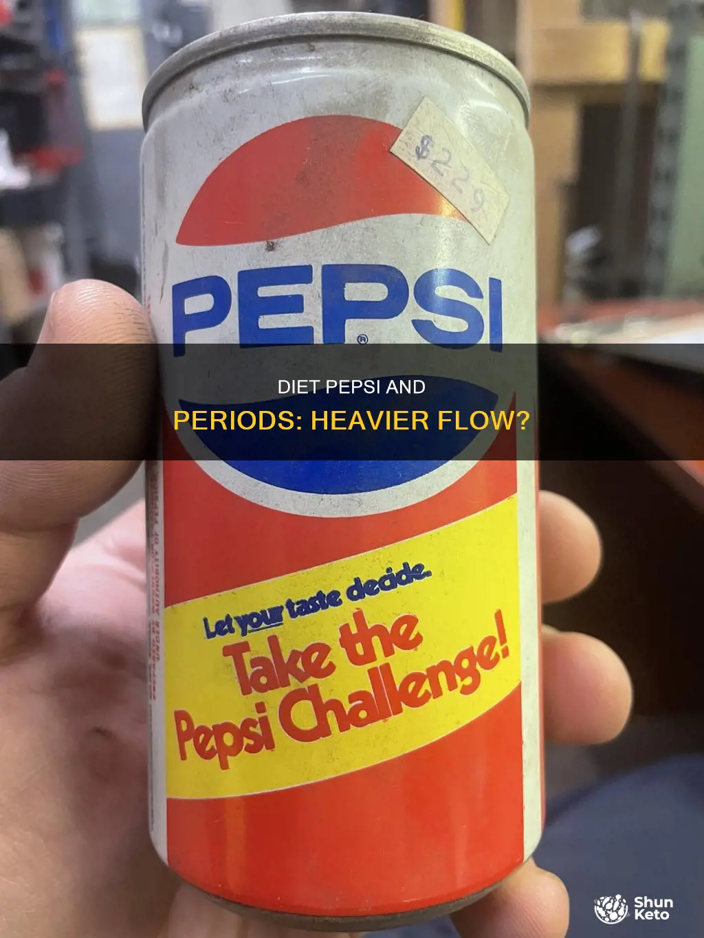 do diet pepsi make period heavier