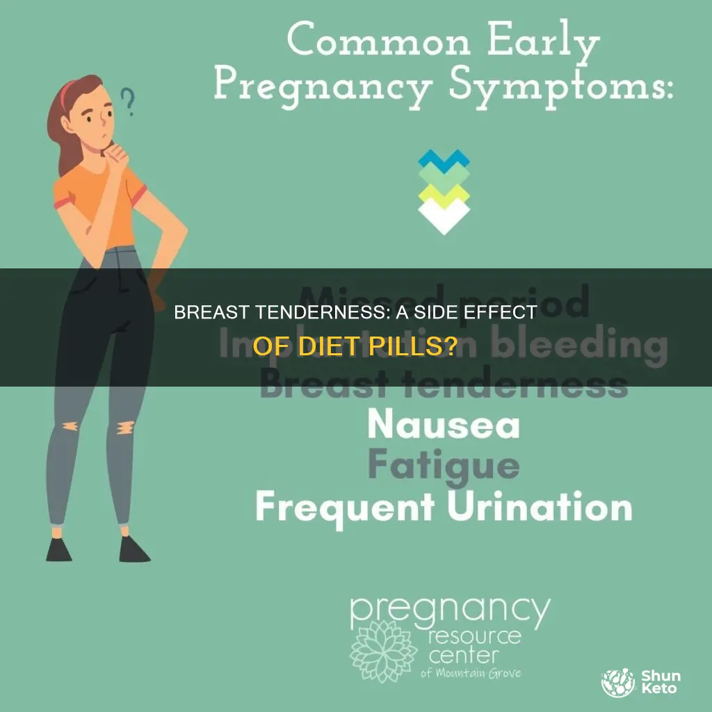 do diet pills cause breast tenderness