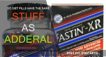 Diet Pills vs. Adderall: What's the Difference?
