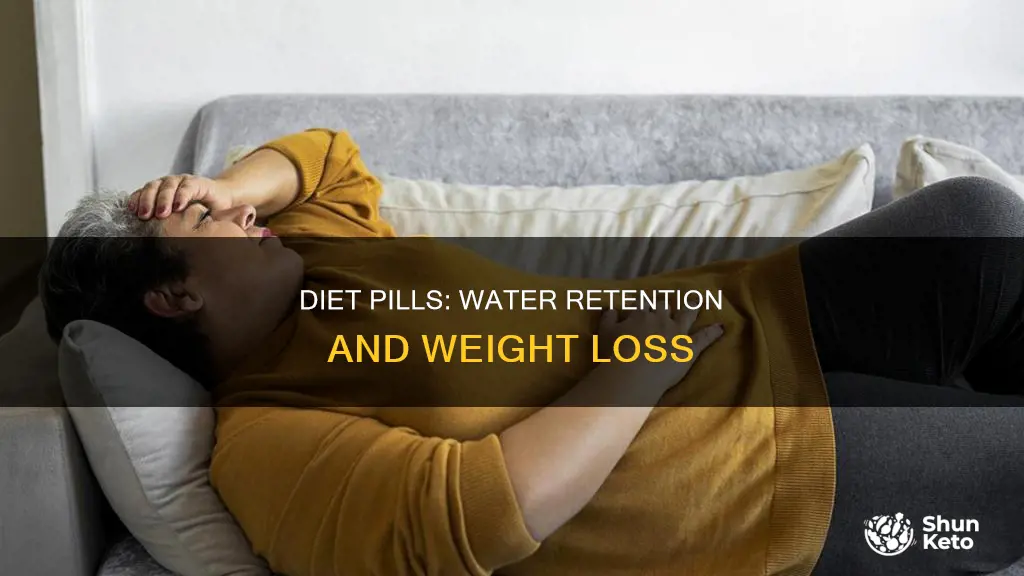 do diet pills make you retain water