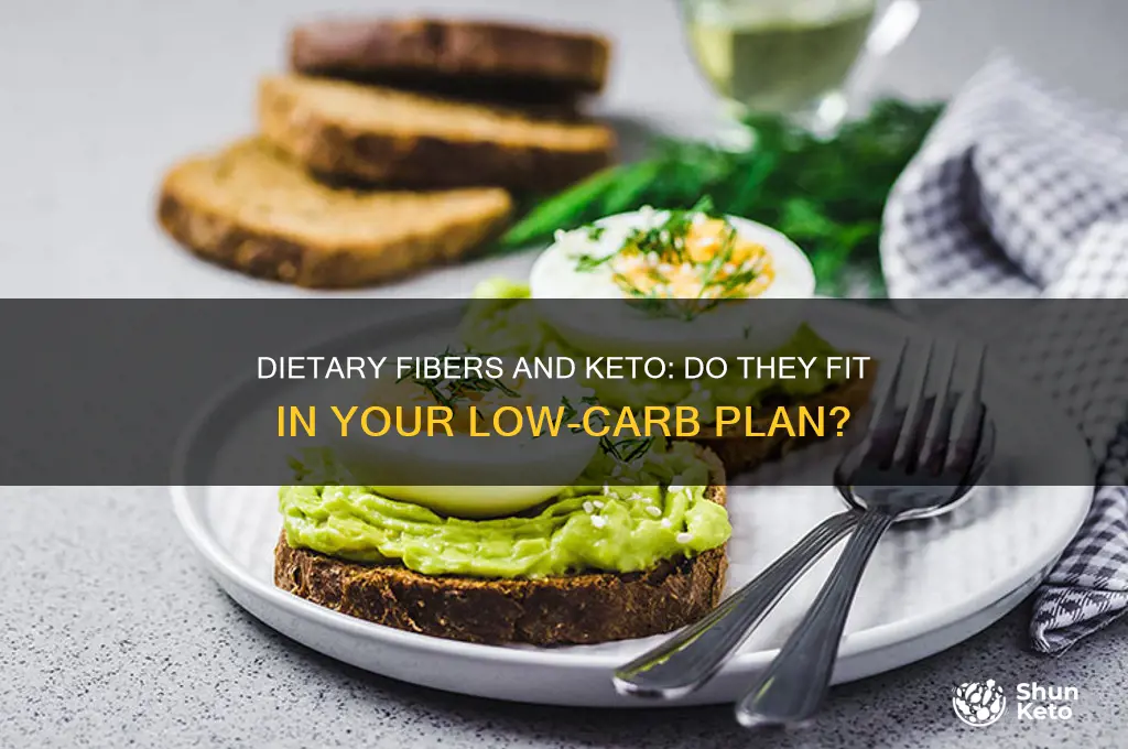 do dietary fibers count in keto