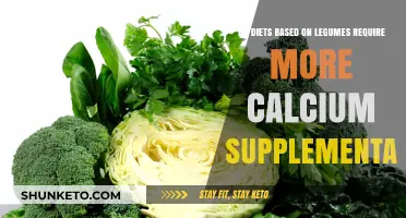 Legumes-Based Diets: Calcium Supplements Needed?