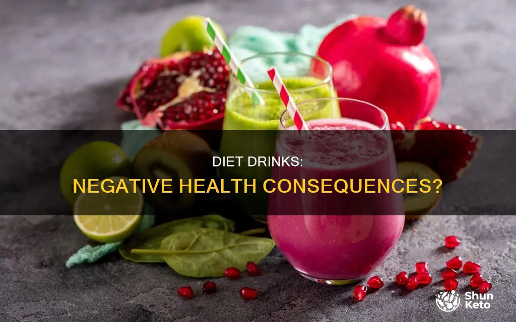 do diets drinks have negative consequences
