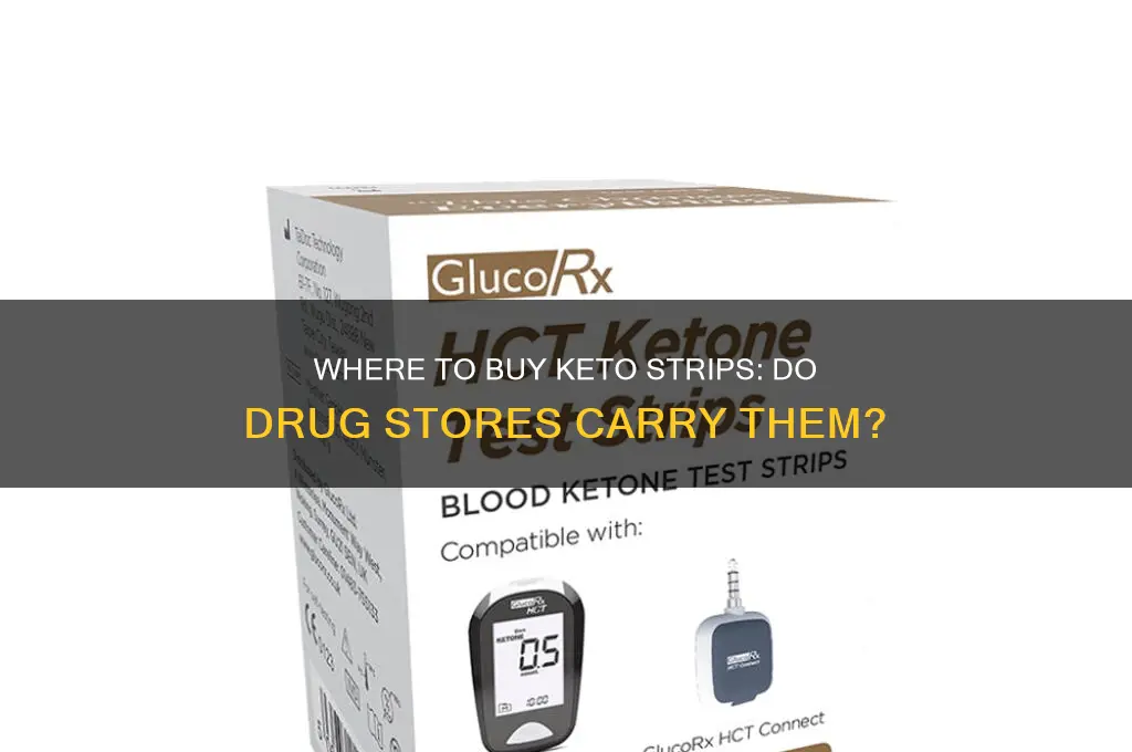do durg stores sell keto strips