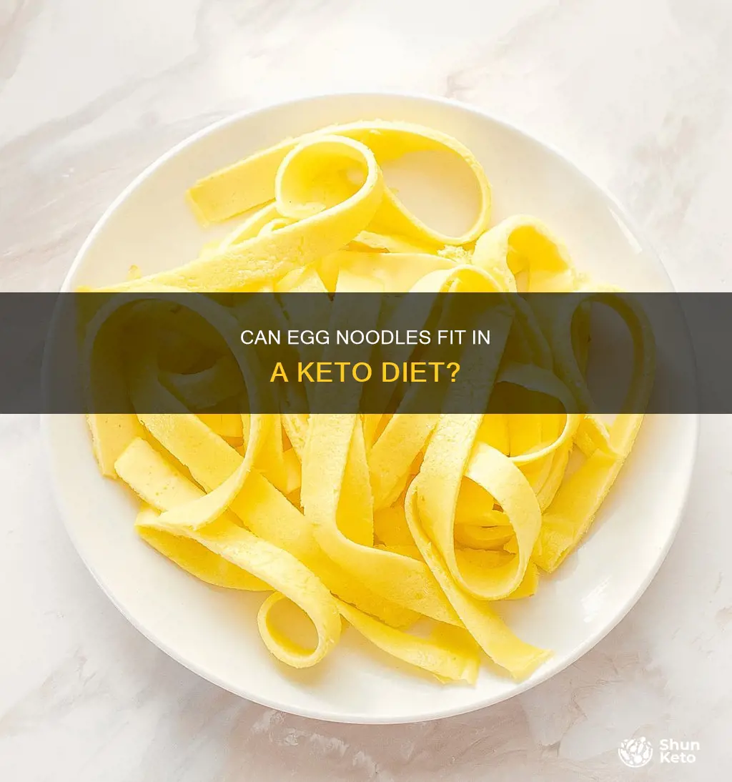 do egg noodles work for keto