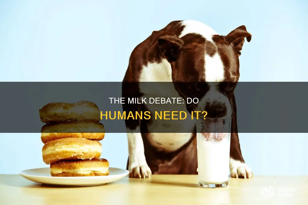 do humans need milk in their diet