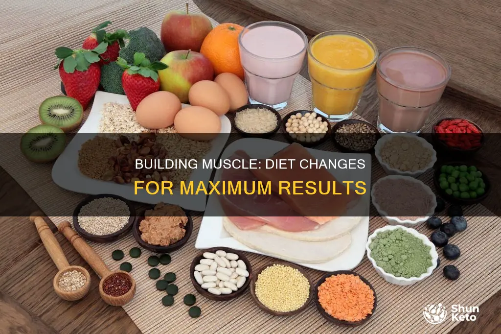 do i have to change my diet to gain muscle