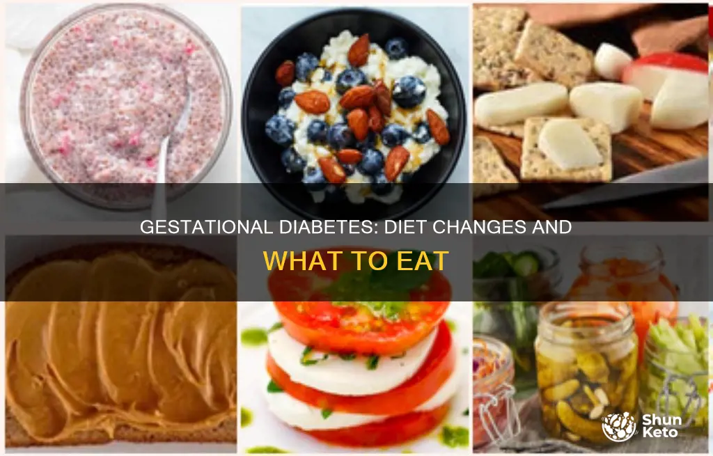 do i have to change my diet with gestational diabetes