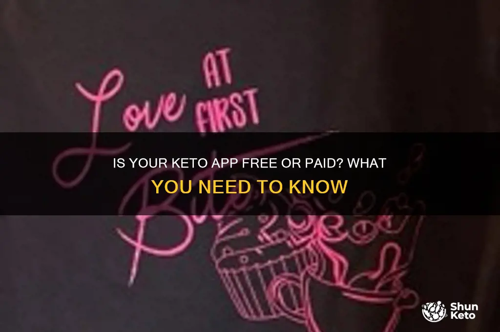do i have to pay for my keto app