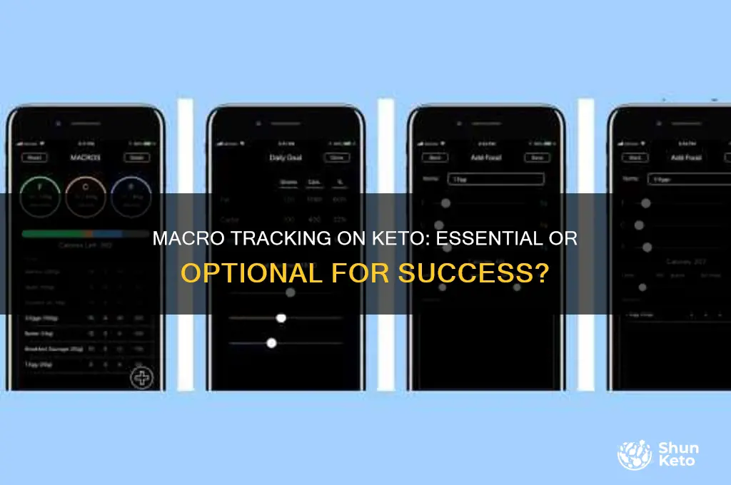 do i have to track my macros on keto diet