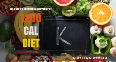 Potassium Supplements: Necessary on a 1200-Calorie Diet?