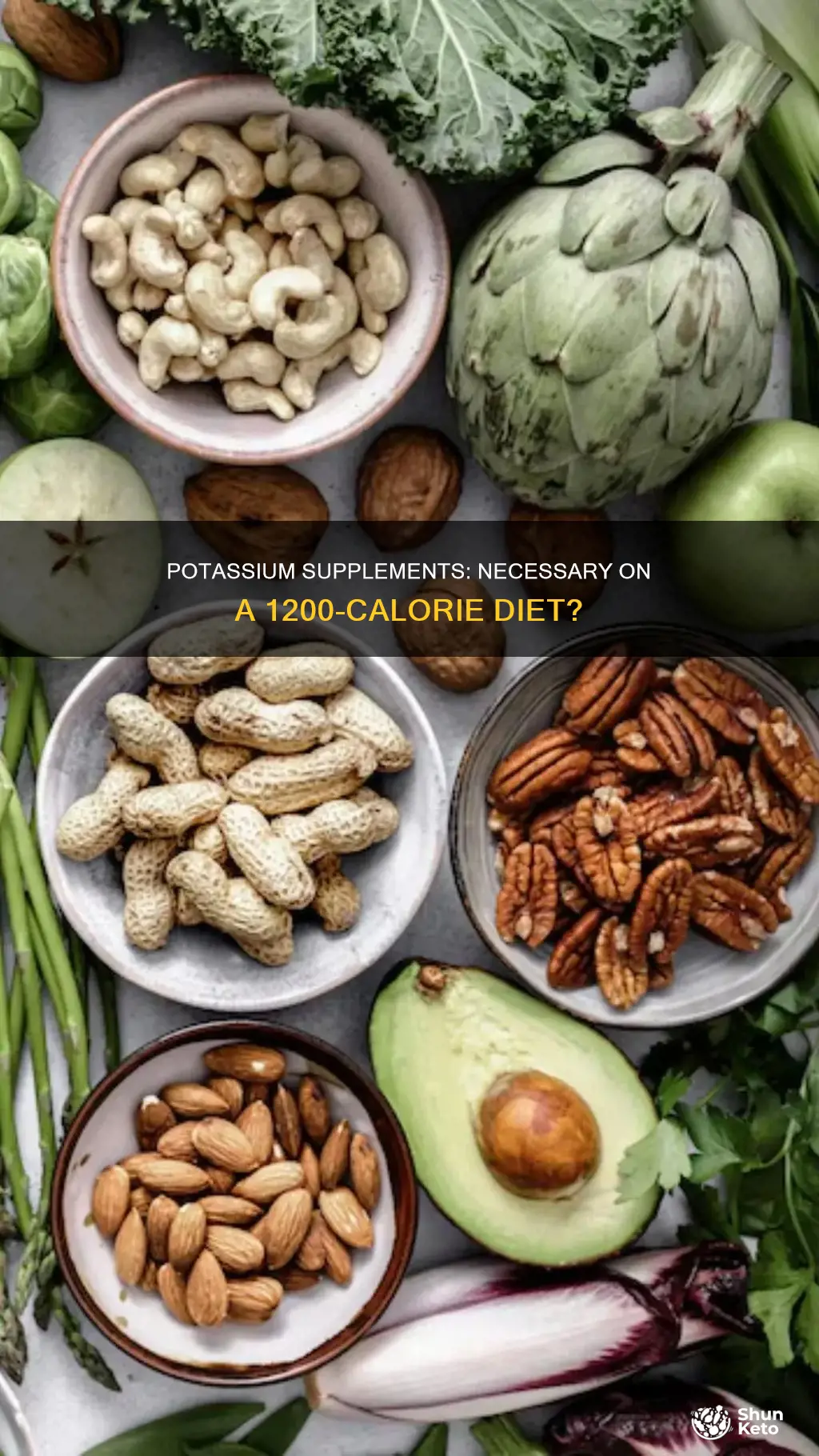 do i need a potassium supplement 1200 cal diet
