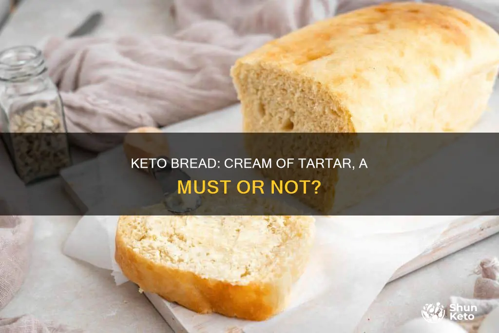 do I need cream of tartar for keto bread