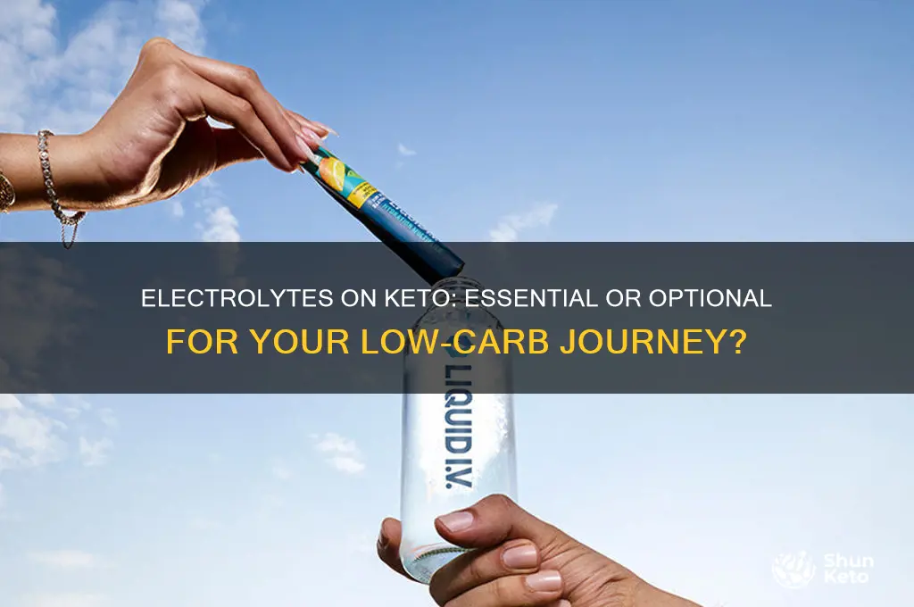 do i need electrolytes on keto