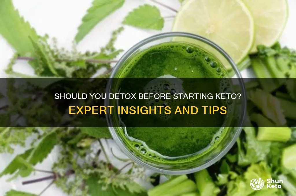 do i need to detox before keto diet