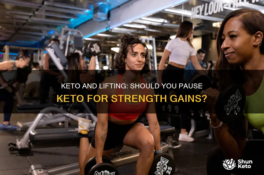 do i need to stop keto to lift