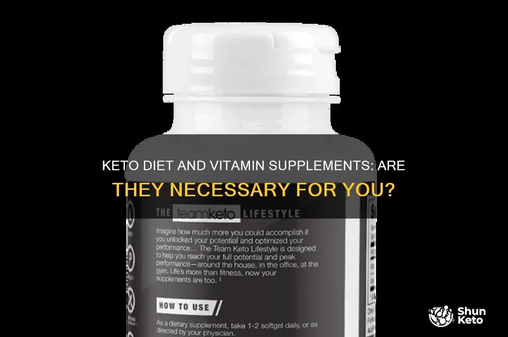 do i need vitamin supplements on keto diet