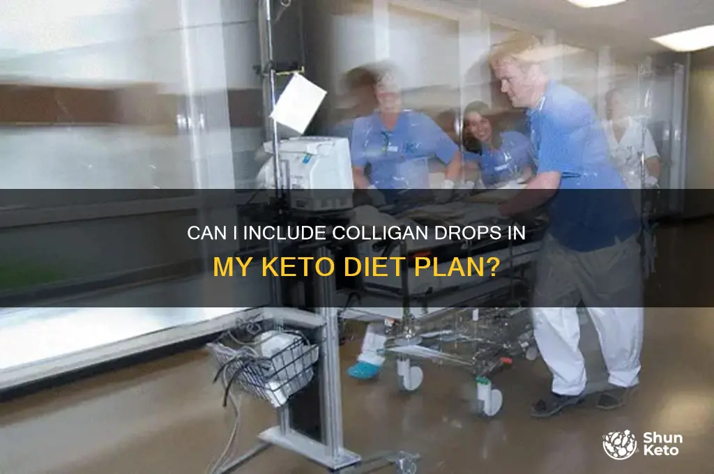 do i put colligan drops in my keto diet