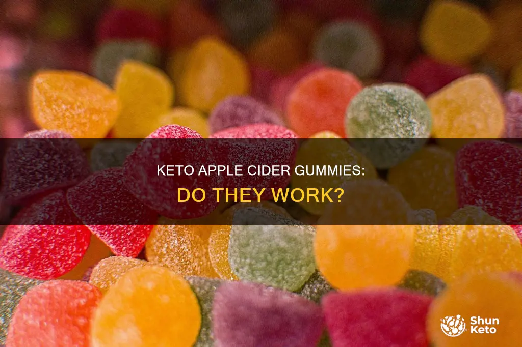 do keto apple cider gummies work