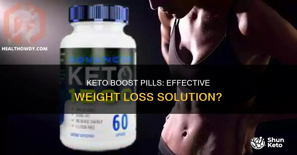 do keto boost pills work for weight loss