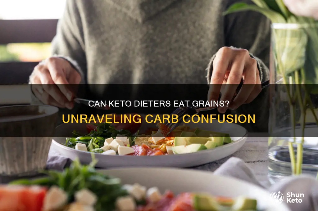 do keto dieters eat grains