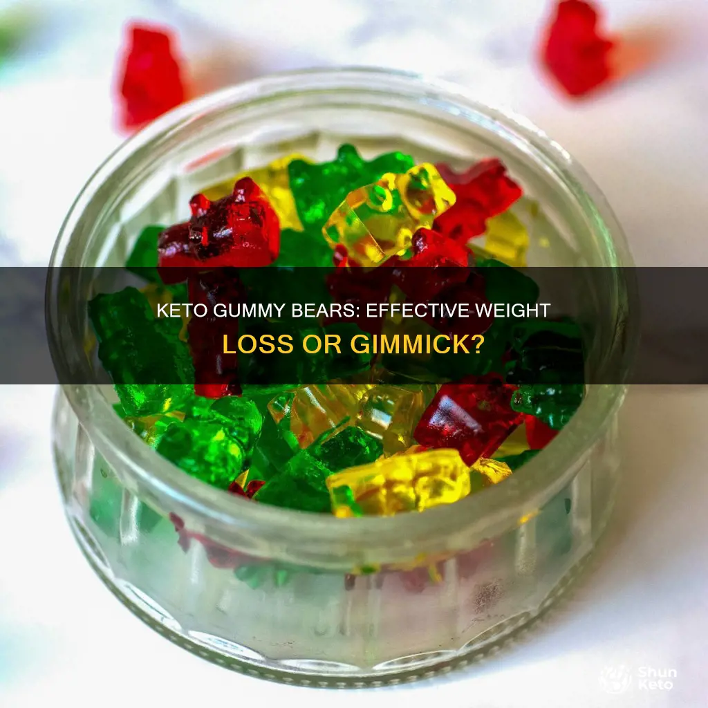 do keto gummy bears really work