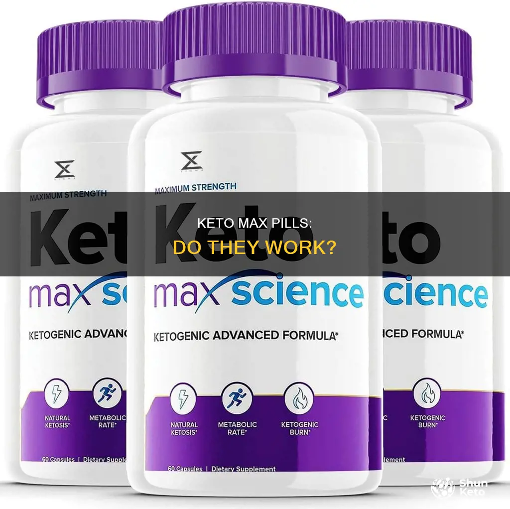 do keto max pills work