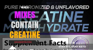 Do Keto Mixes Contain Creatine? Uncovering the Truth for Fitness Enthusiasts