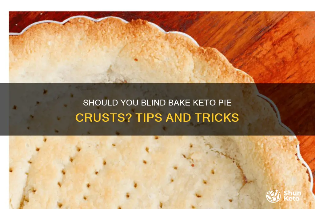 do keto pie crusts need blind baking