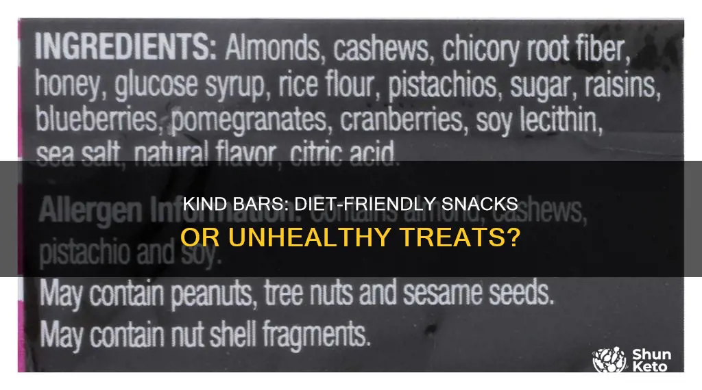 do kind bars help with a diet