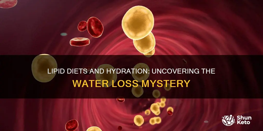 do lipid diet increase water loss