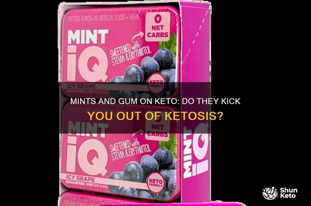 do mints and gum kcik you out of keto