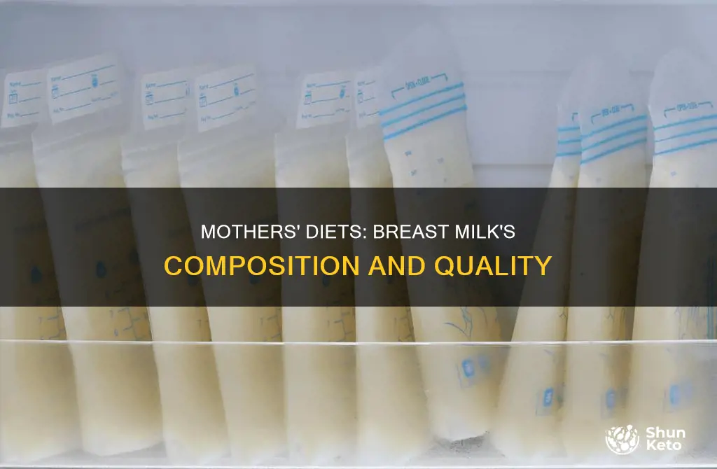 do mothers diet effect on breast milk