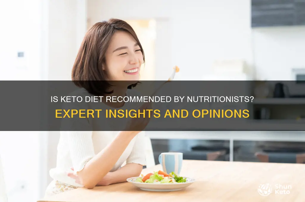 do nutritionists recommend keto diet