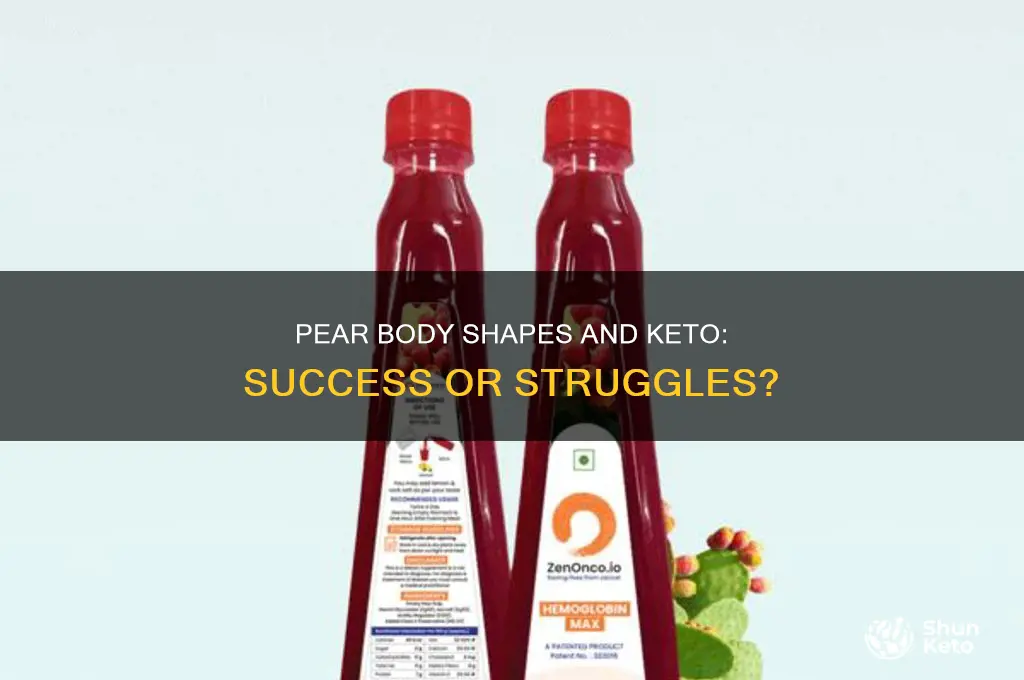 do pear body shapes do well on keto diet