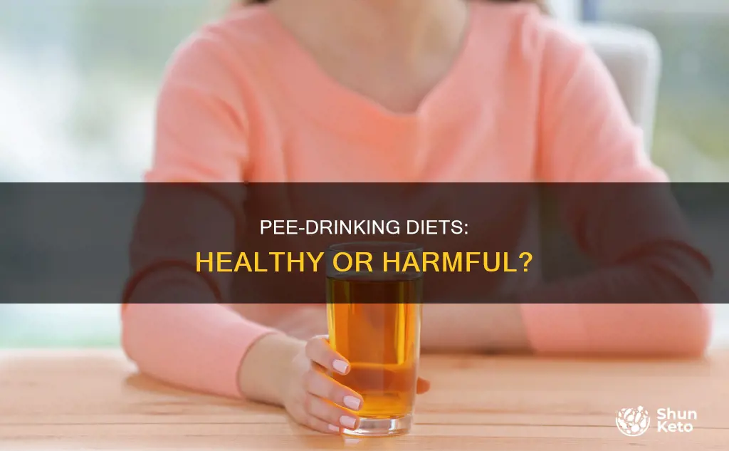 do people drink their own pee for diets
