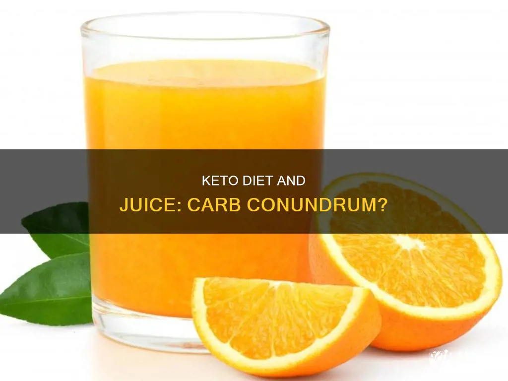 do the carbs in juice count against a keto diet