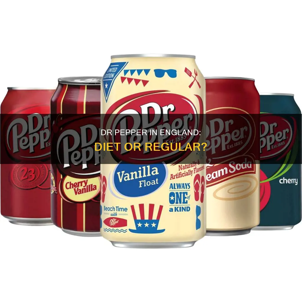 do they sell diet dr pepper in england