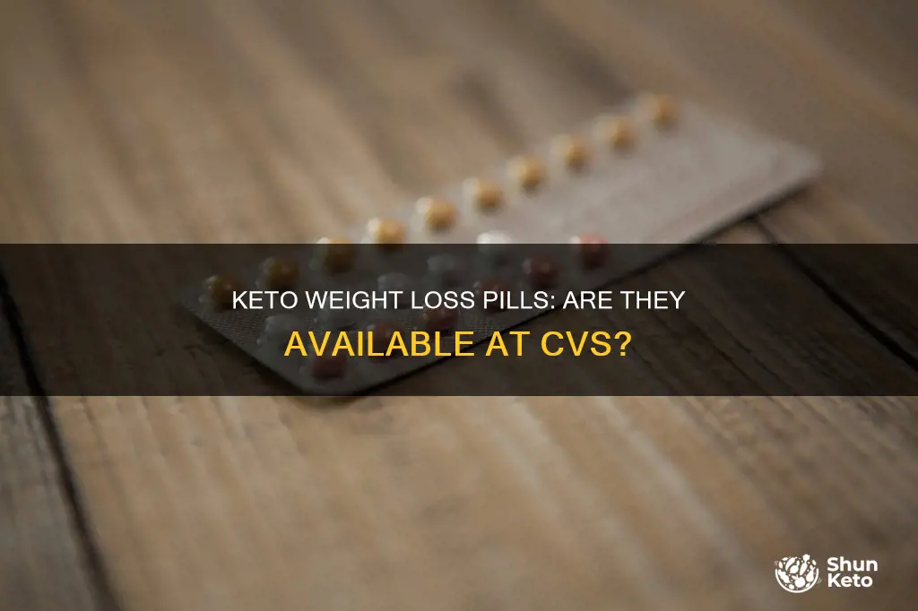 do they sell keto weight loss pills at cvs