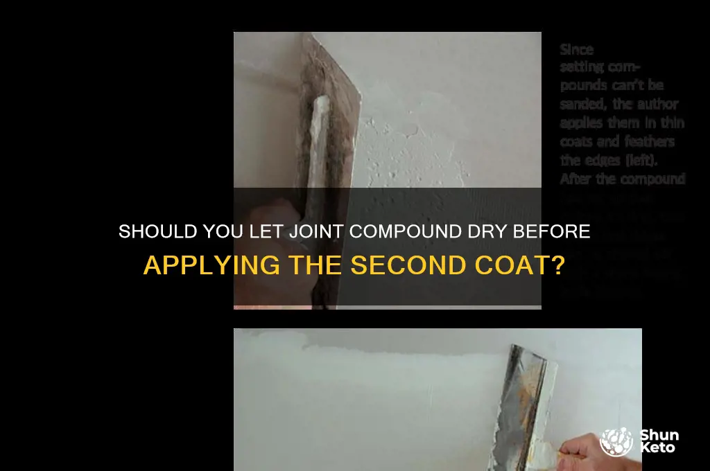 do u ket joiny conpoud dry before second coat
