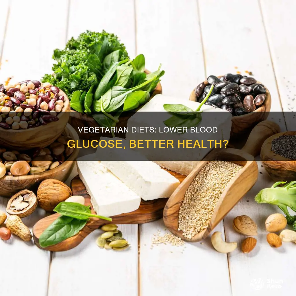 do vegetarian diets decrease blood glucose