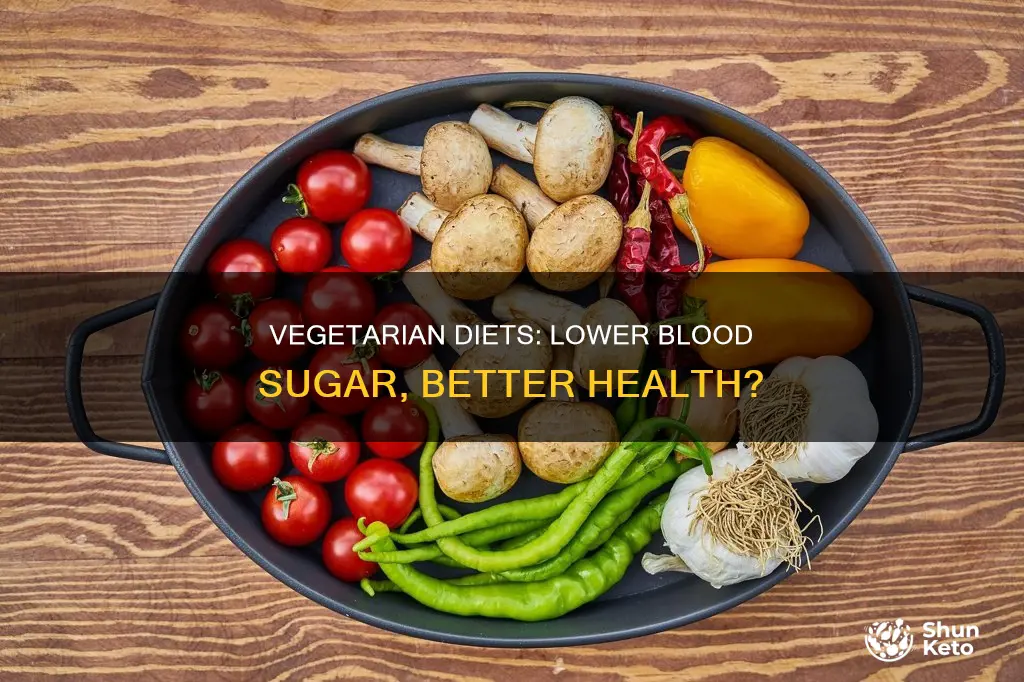 do vegetarian diets decrease blood sugar