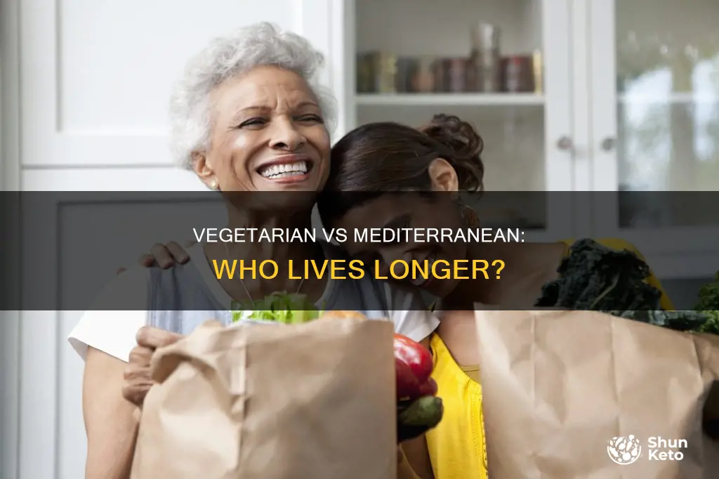 do vegetarians live longer than mediterian diet eaters